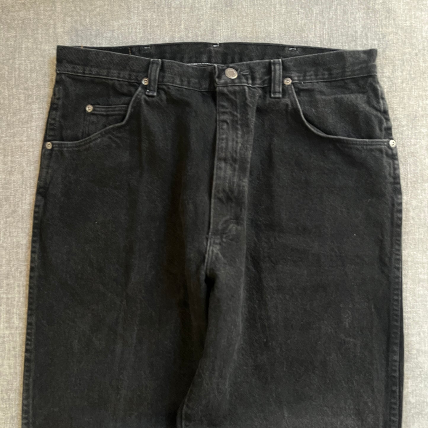 Wrangler Relaxed Fit Black Jeans