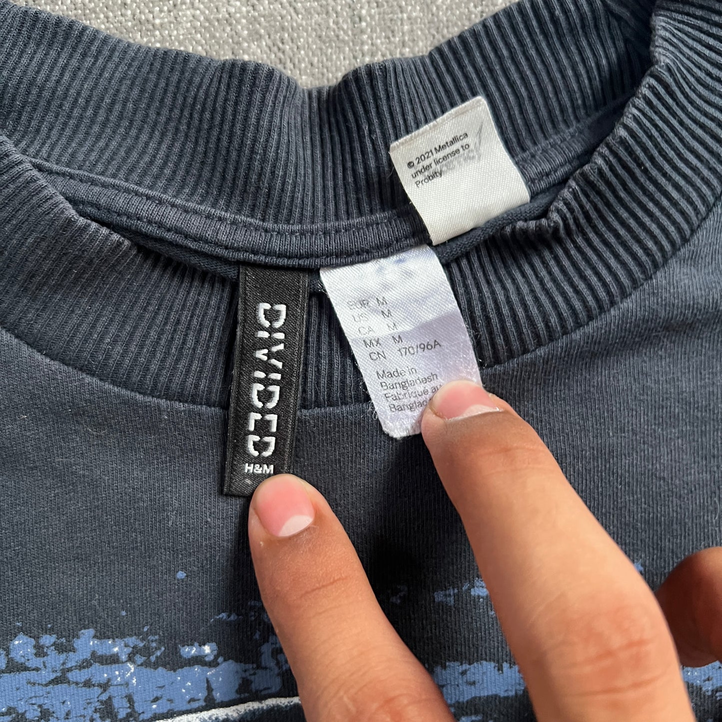 H&M "Metallica" Band Tee