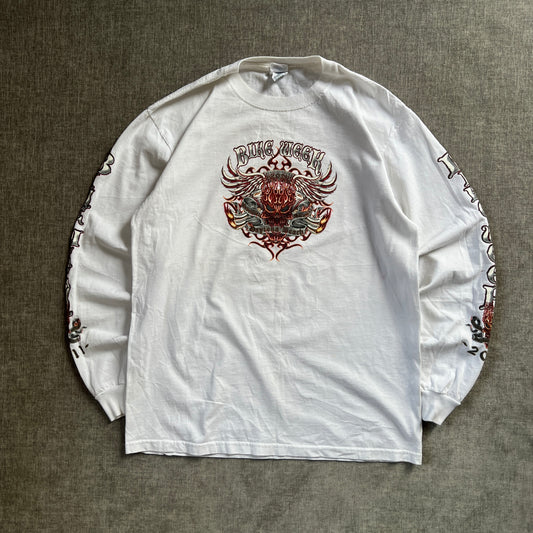 Biker Flames Long Sleeve Tee