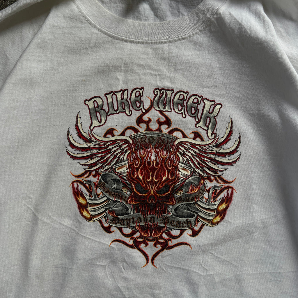 Biker Flames Long Sleeve Tee