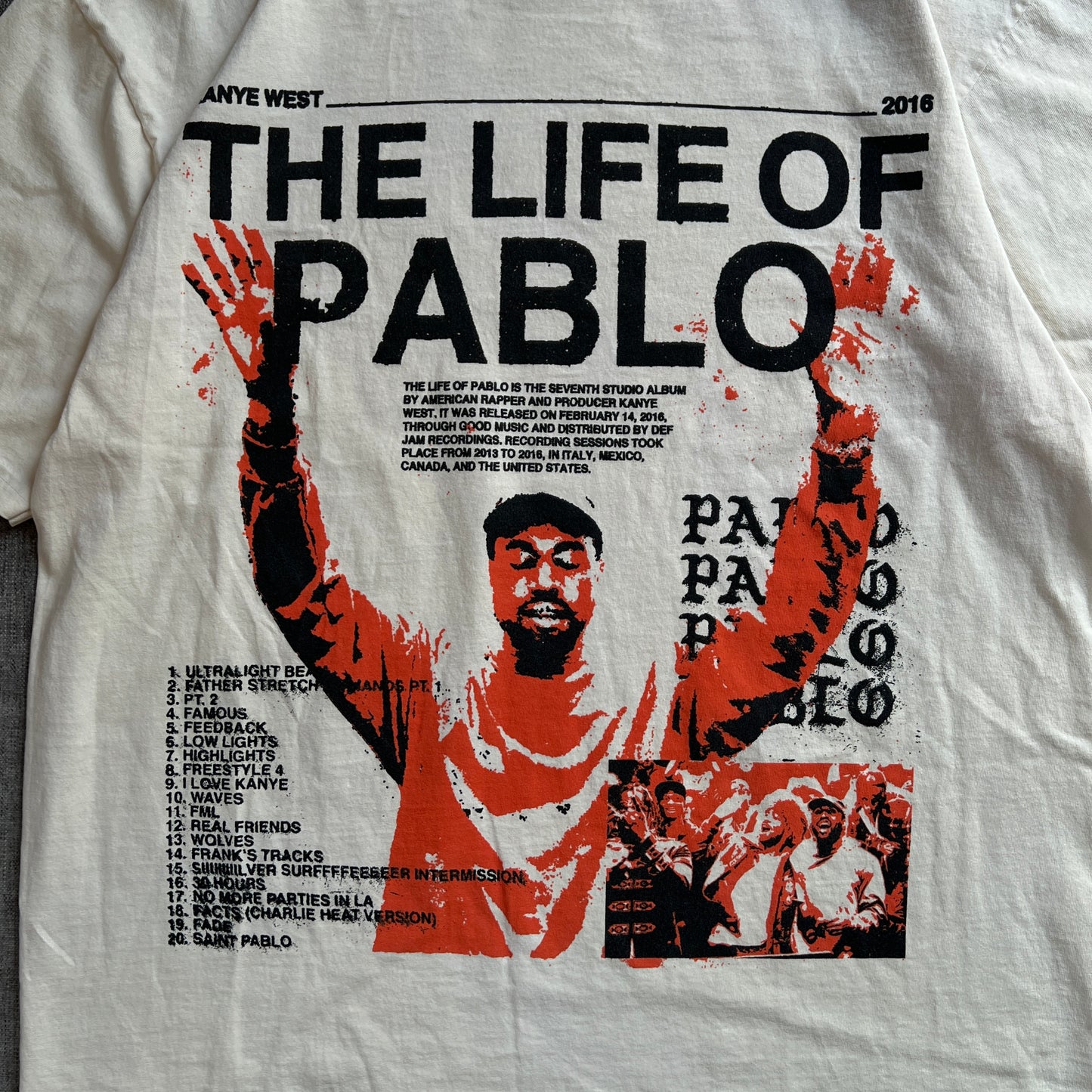 Kanye "The Life Of Pablo" Tee