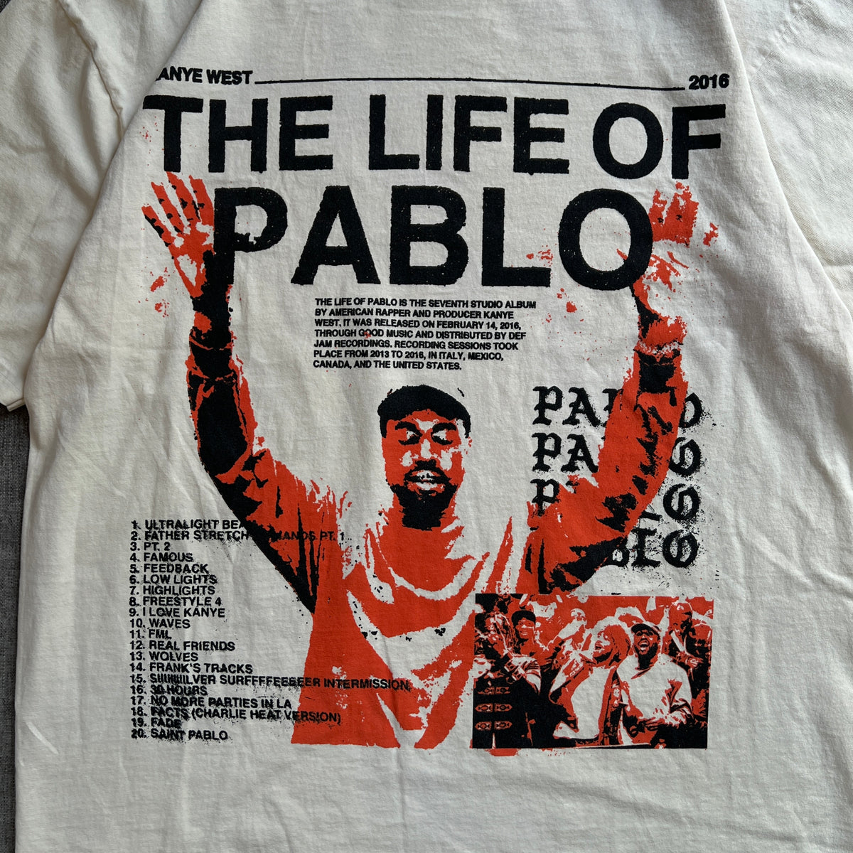 Kanye "The Life Of Pablo" Tee