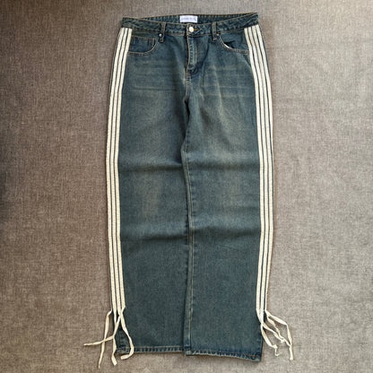 Side Stripes Relaxed Fit Jeans