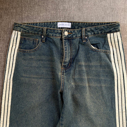 Side Stripes Relaxed Fit Jeans