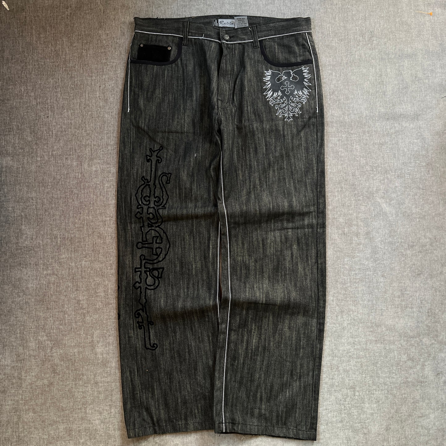 Russo Y2K Baggy Washed Jeans