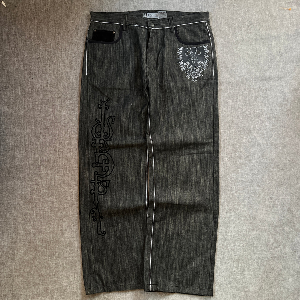Russo Y2K Baggy Washed Jeans