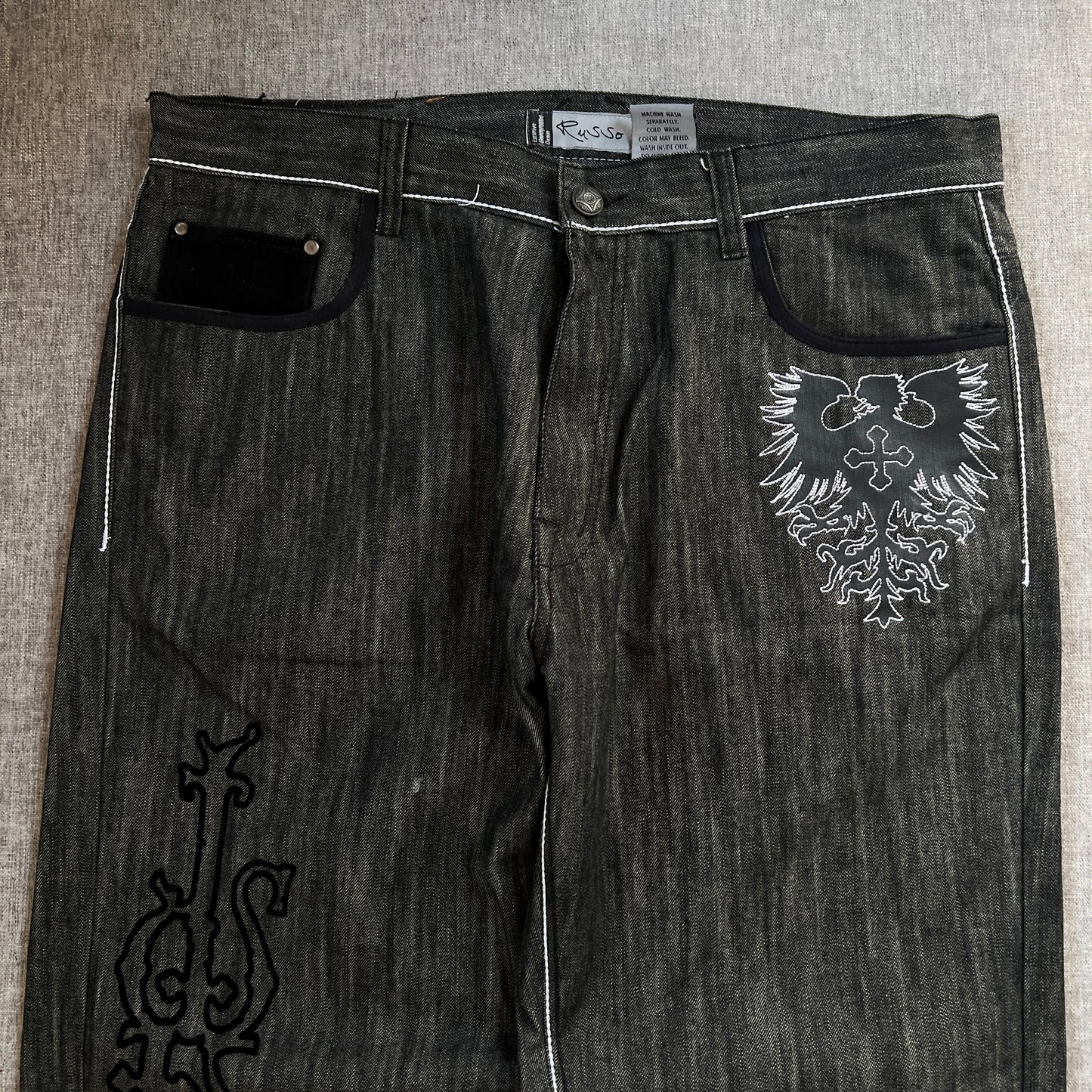 Russo Y2K Baggy Washed Jeans