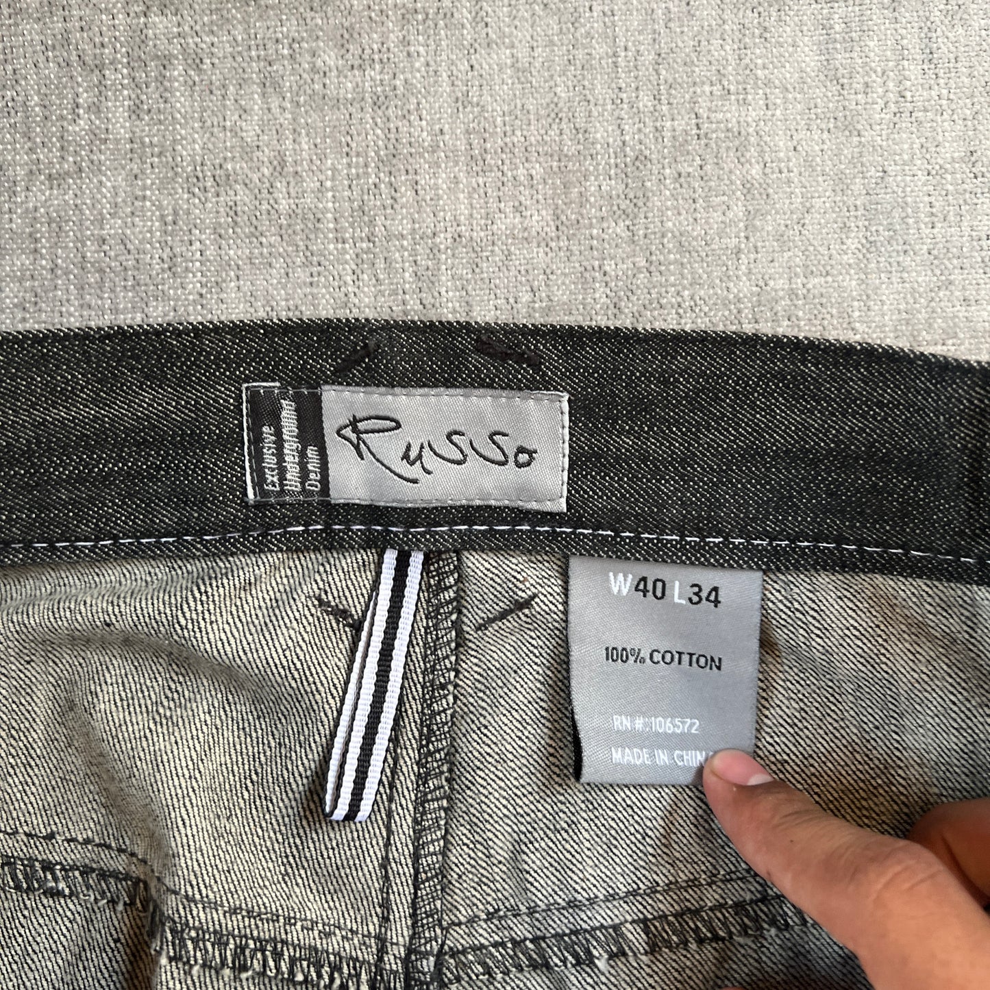 Russo Y2K Baggy Washed Jeans