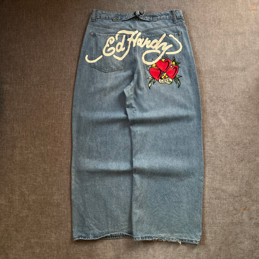 EdHardy Y2K Super Baggy Jeans