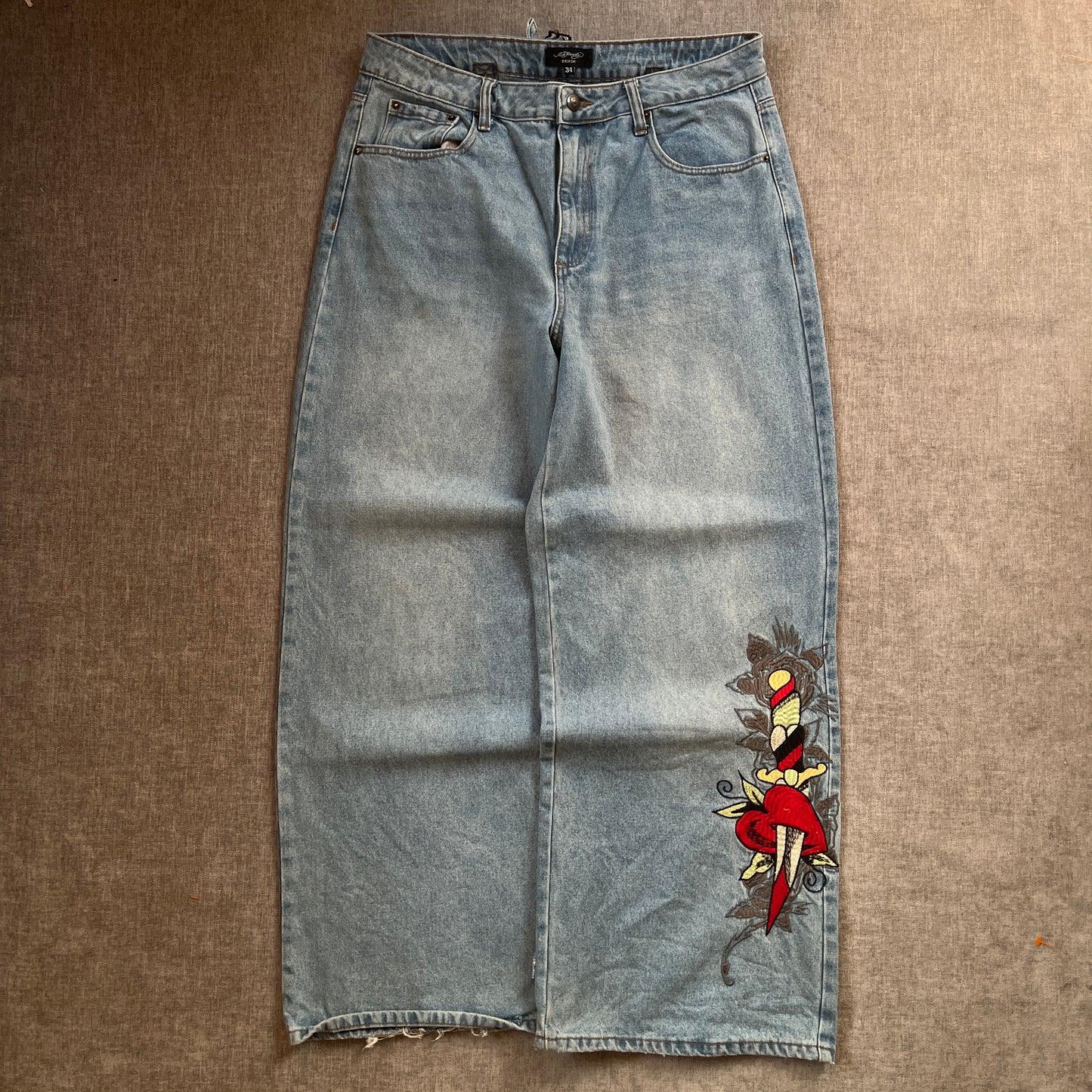 EdHardy Y2K Super Baggy Jeans