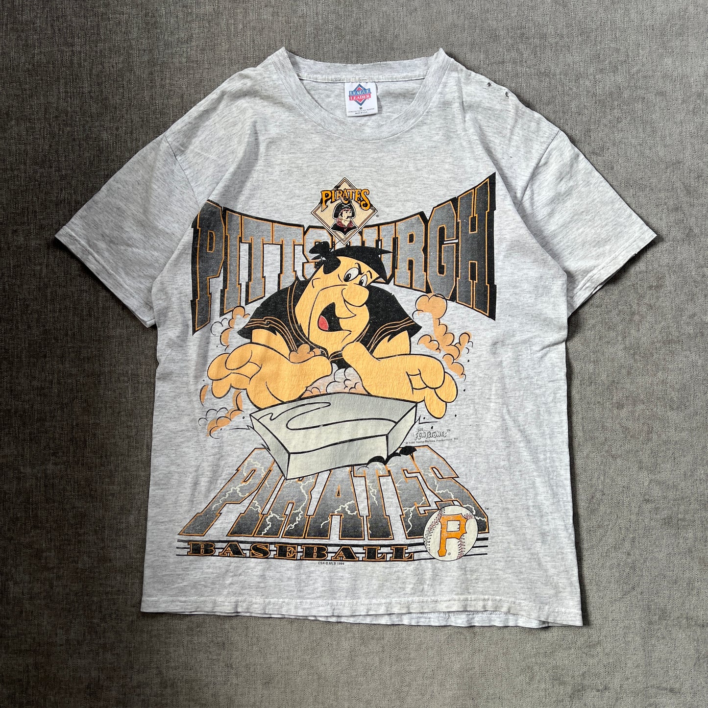 Pittsburgh MLB "Los Pica Piedras" Vintage Tee