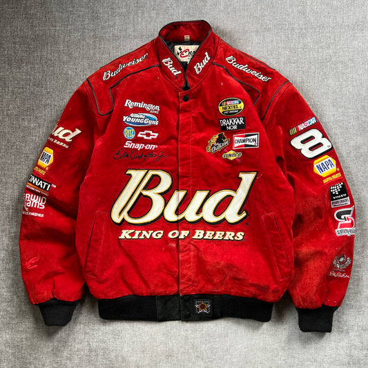 Nascar JH Designs Leather Vintage Jacket