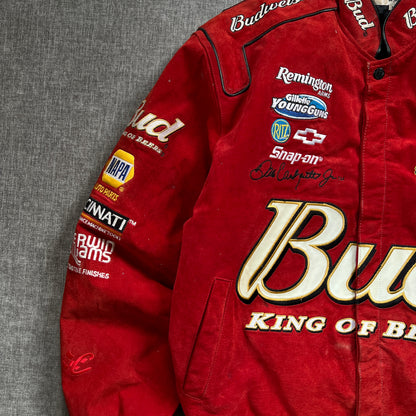 Nascar JH Designs Leather Vintage Jacket