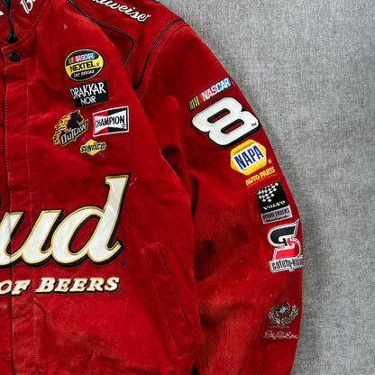 Nascar JH Designs Leather Vintage Jacket