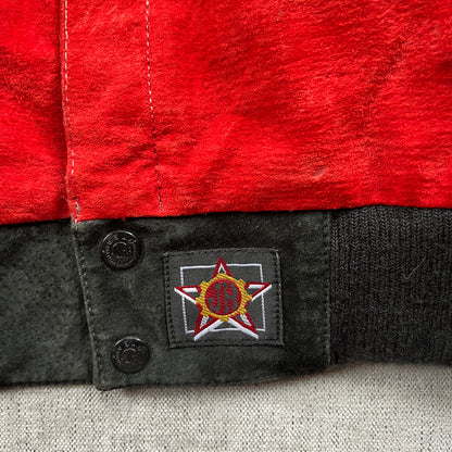 Nascar JH Designs Leather Vintage Jacket
