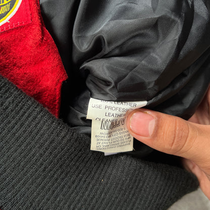 Nascar JH Designs Leather Vintage Jacket