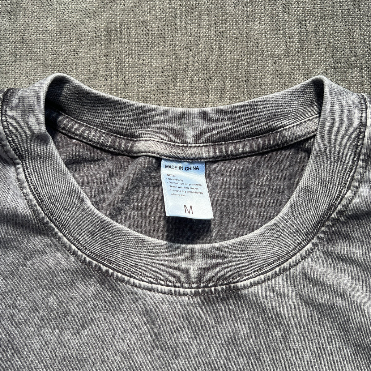 Acid Washed Oversized Tee