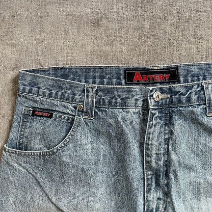 Artery Washed Baggy Jort