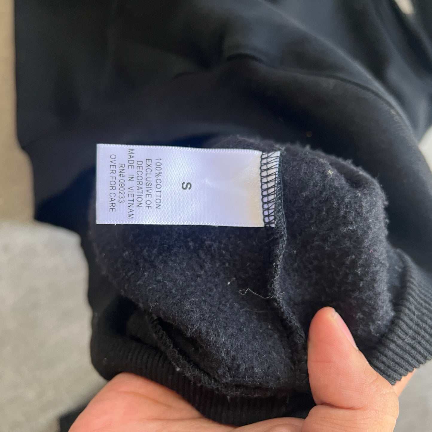 ESSENTIALS Black Hoodie