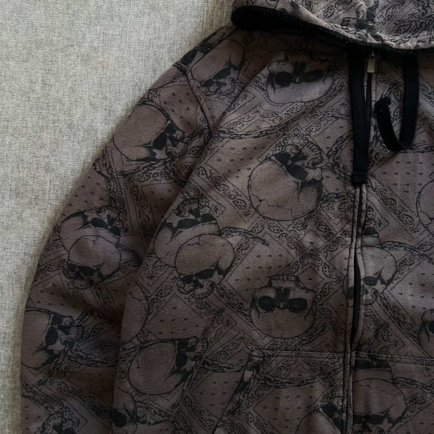 MMA Elite Skull Y2K Hoodie