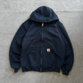 Carhartt Zip Up Navy Hoodie