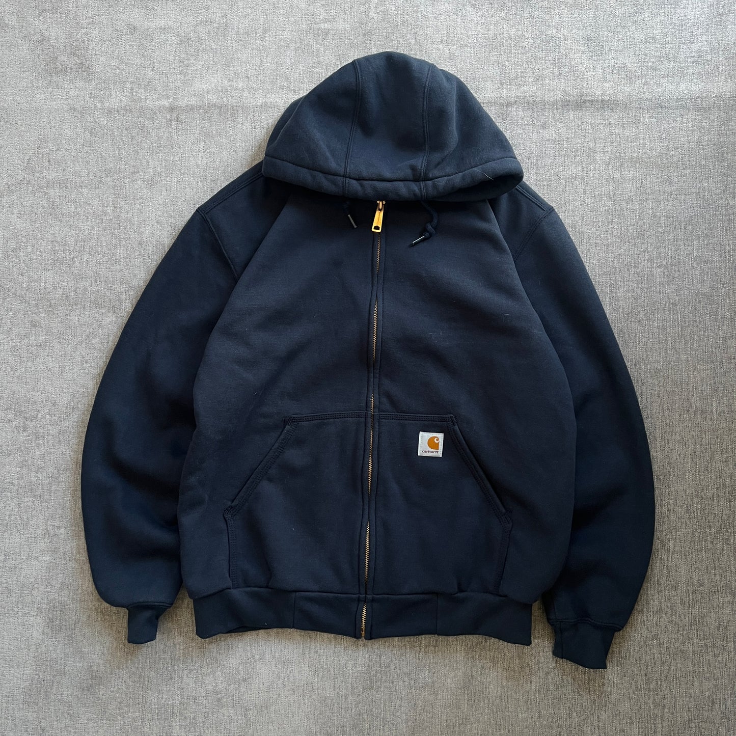 Carhartt Zip Up Navy Hoodie