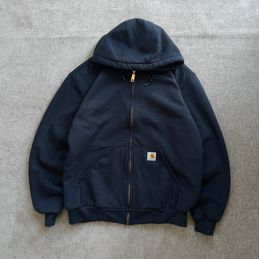 Carhartt Zip Up Navy Hoodie