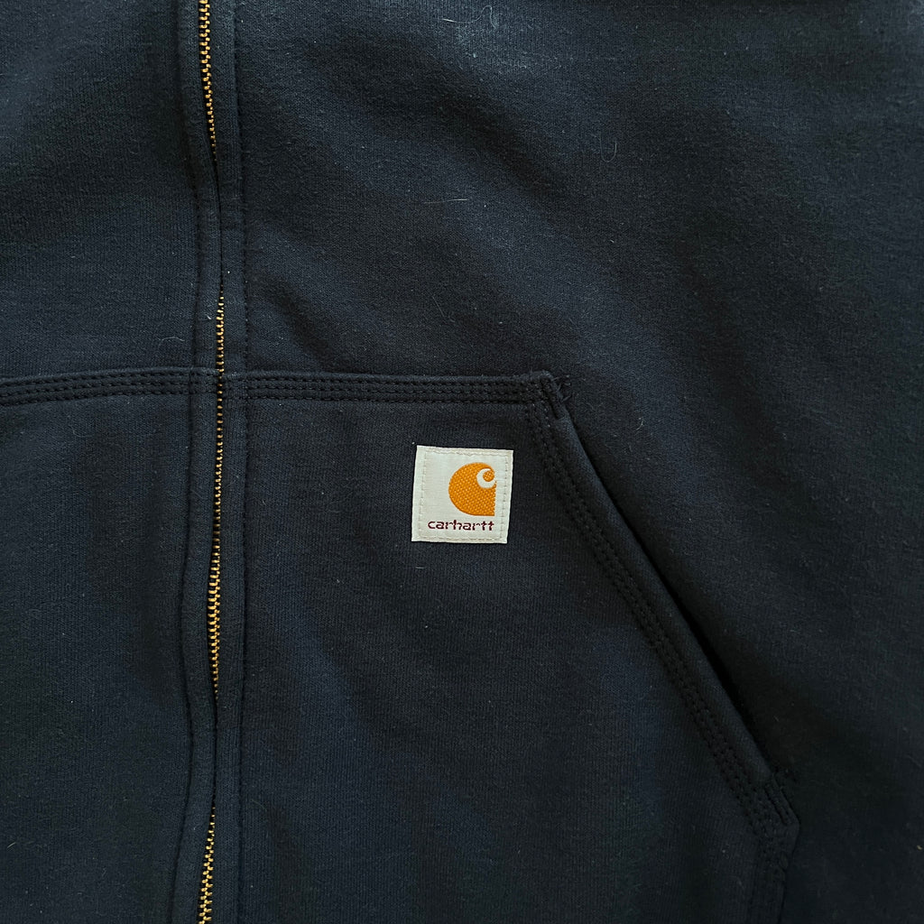 Carhartt Zip Up Navy Hoodie