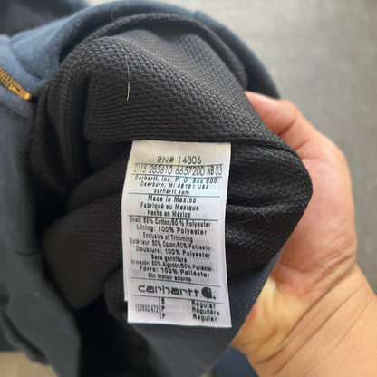 Carhartt Zip Up Navy Hoodie