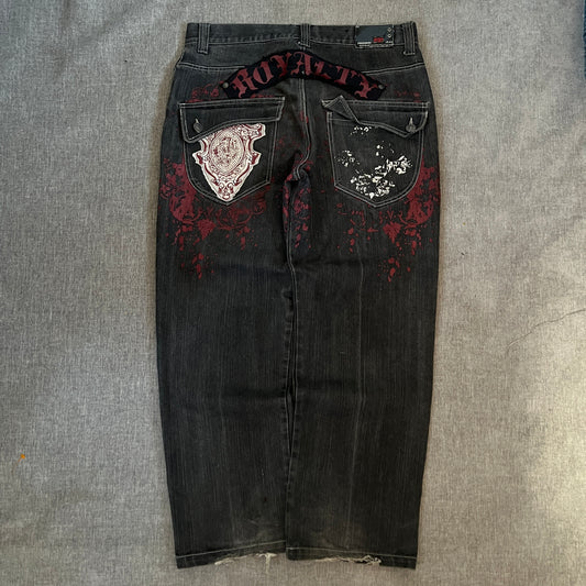 Raw Blue Y2K Baggy Jeans