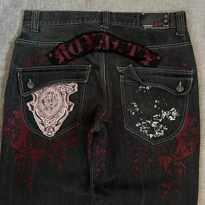 Raw Blue Y2K Baggy Jeans