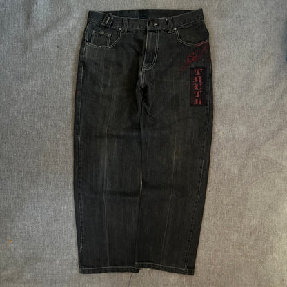 Raw Blue Y2K Baggy Jeans