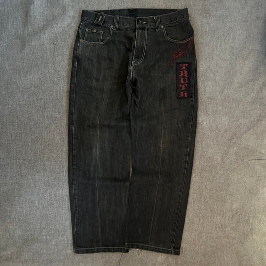 Raw Blue Y2K Baggy Jeans