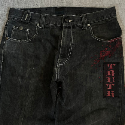 Raw Blue Y2K Baggy Jeans
