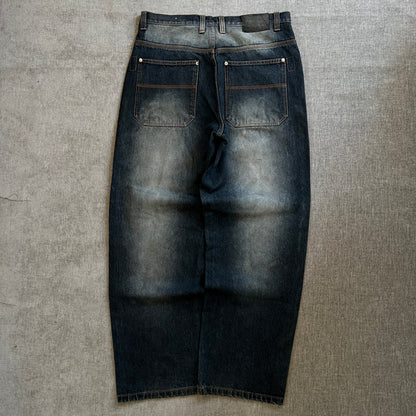 Koman Washed Baggy Jeans