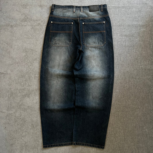 Koman Washed Baggy Jeans