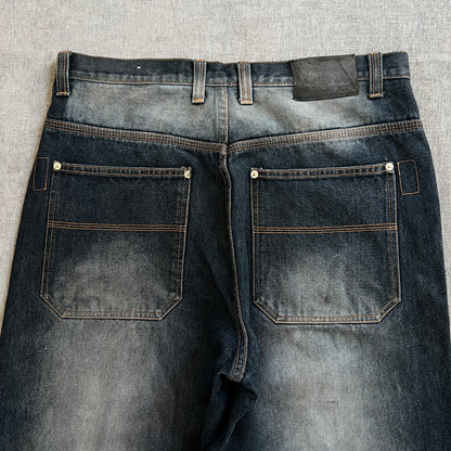 Koman Washed Baggy Jeans