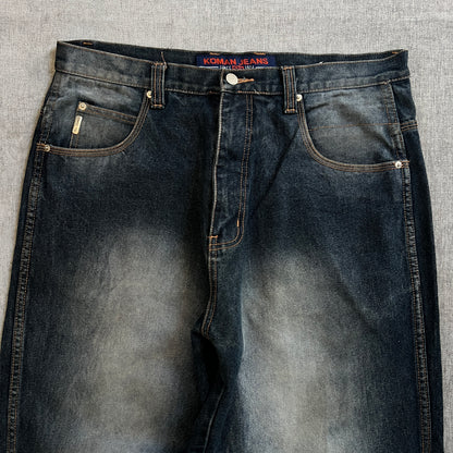 Koman Washed Baggy Jeans