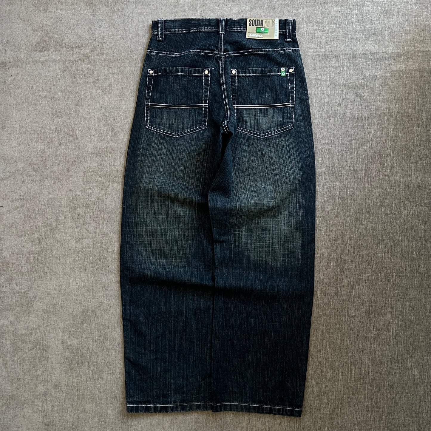Southpole Green Tag Baggy Jeans
