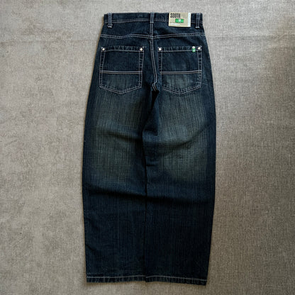 Southpole Green Tag Baggy Jeans