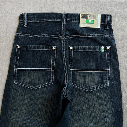 Southpole Green Tag Baggy Jeans
