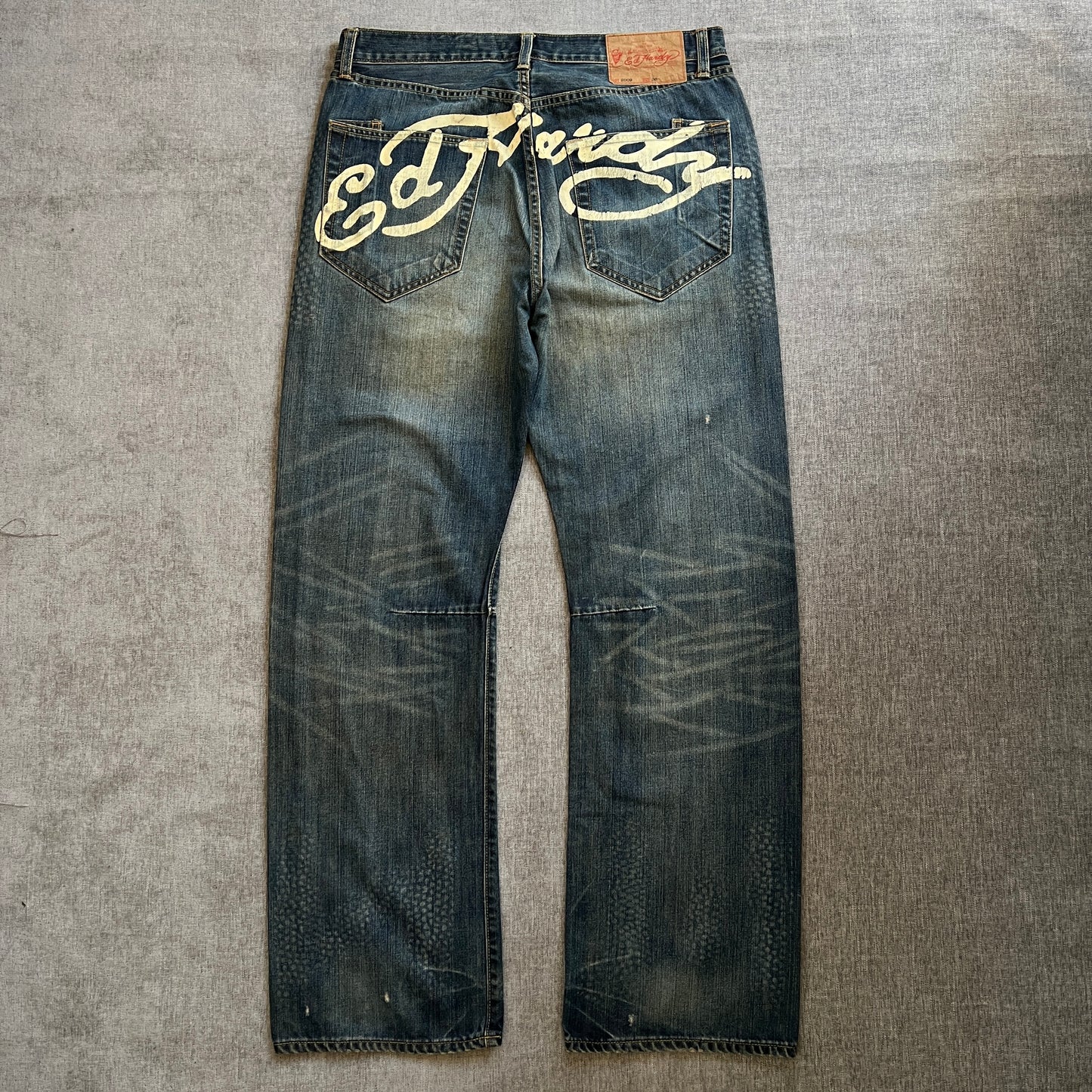 Ed Hardy "Dragon" Boot Cut Jeans