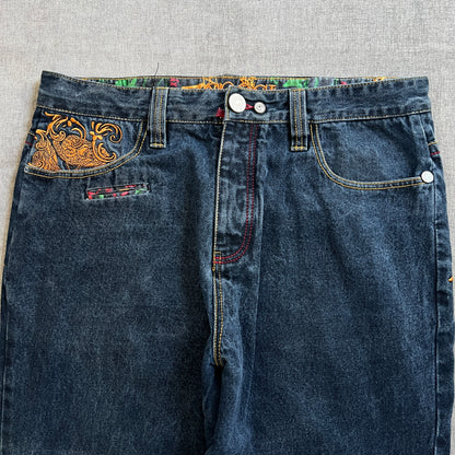 Coogi Embroidery Baggy Jeans