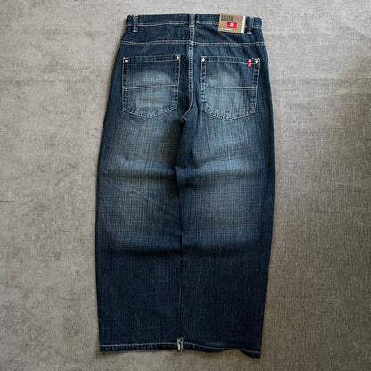 Southpole Red Tag Baggy Washed Jeans