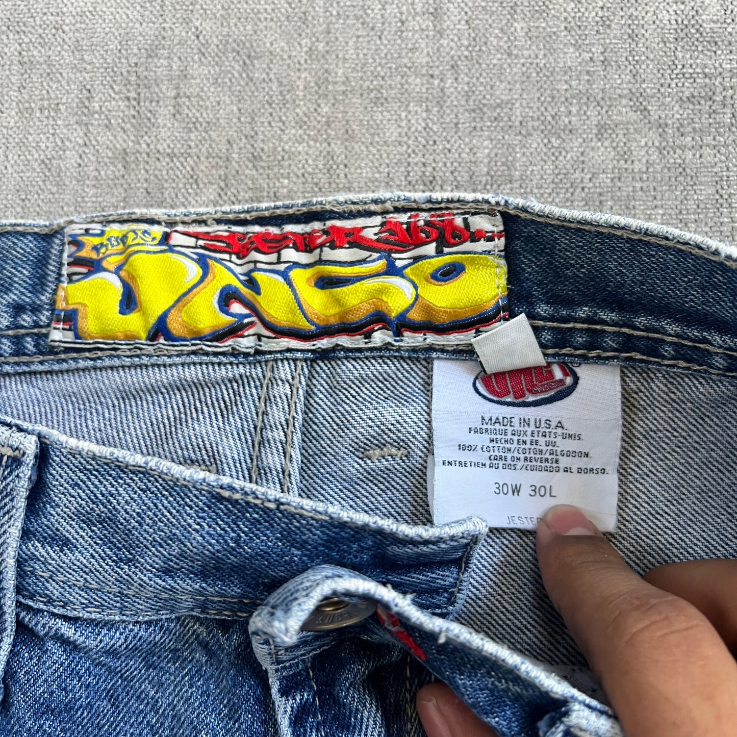 JNCO 90's Big Pockets Super Baggy Jeans