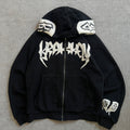 Y2K Full Zip Up Hoodie