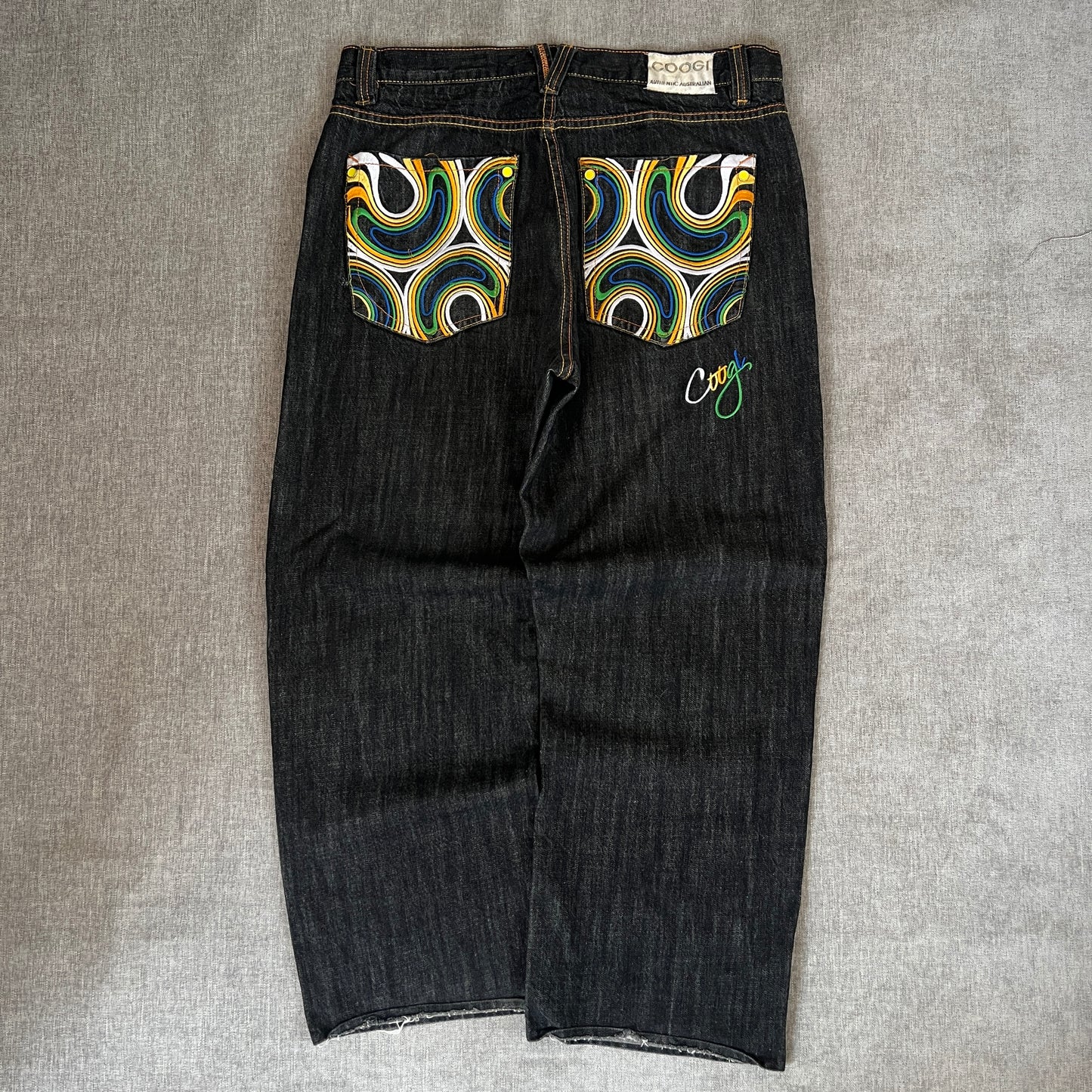 Coogi Baggy Embroidery Jeans