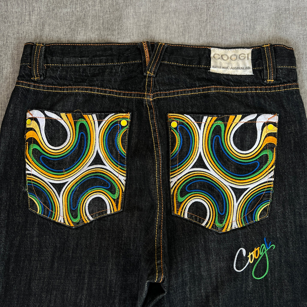 Coogi Baggy Embroidery Jeans