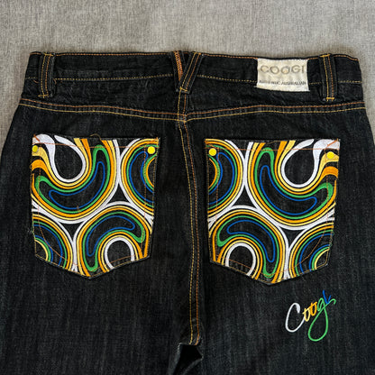 Coogi Baggy Embroidery Jeans