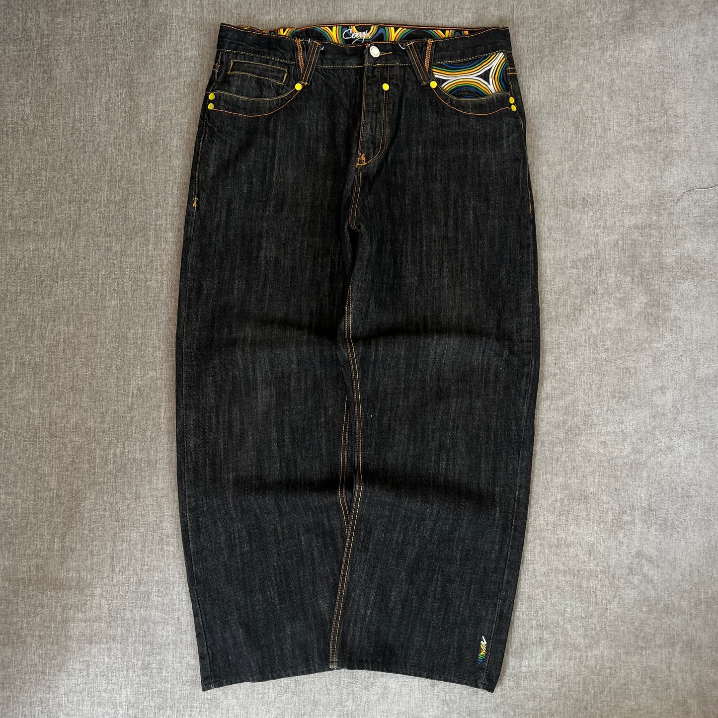 Coogi Baggy Embroidery Jeans